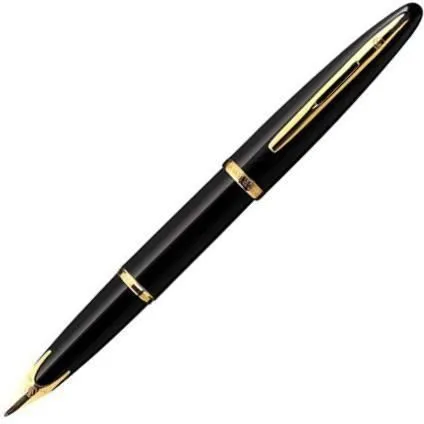 valuable set Waterman Carene Black Sea Gold Fountain Pen