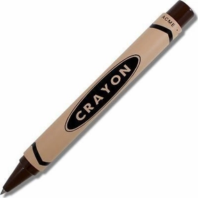 Acme Studio Crayon Chocolate Brown Rollerball earthy wooden