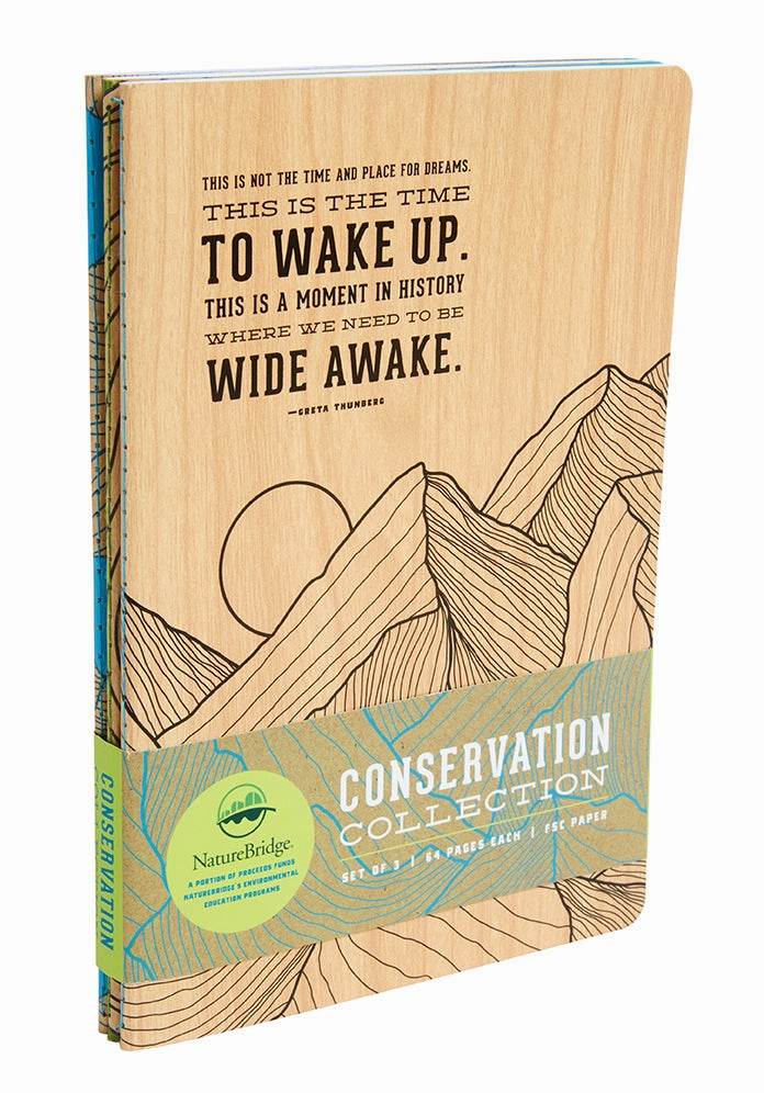 Conservation Sewn Notebook Collection (Set Of 3) collectible durable