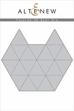 Faceted 3D Bowl Die bulk sleek