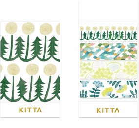 Kitta Washi Tape Flower 8 portable