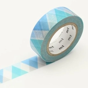 Mt Washi Tape Triangle And Diamond Blue musthave