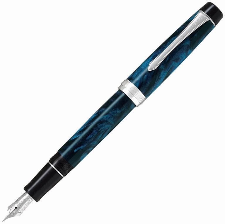Pilot Custom Se Marble Blue Fountain Pen colorful