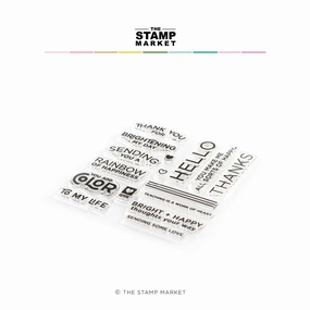 Rainbow Of Happiness Stamp sealed