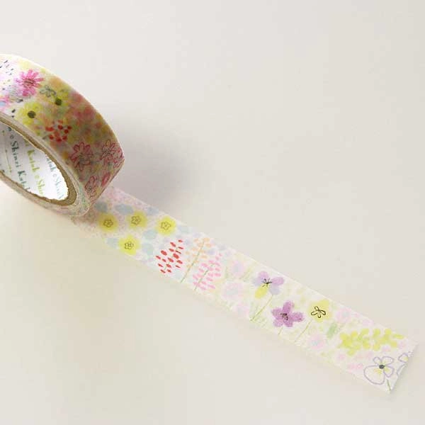 single Spring Flower Garden Washi Tape