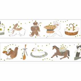 seasonal resilient Tobimatsu Shoichiro Gold Foil Washi Tape - Stardust Collection
