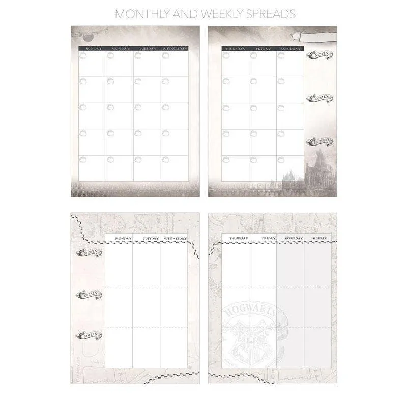 stackable Harry Potter Marauder'S Map 12 Month Planner Set