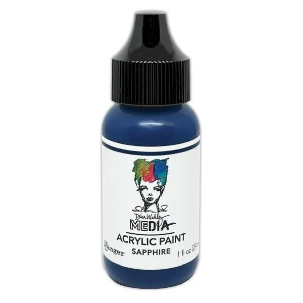 warm recycled Heavy Body Acrylic Paint - Sapphire