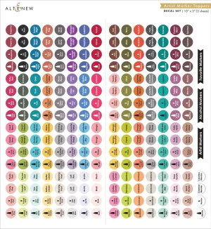 essential Marker Toppers Decal Set - Small (2 Sheets)