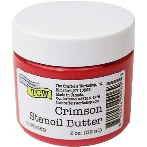 classic soft Stencil Butter - Crimson