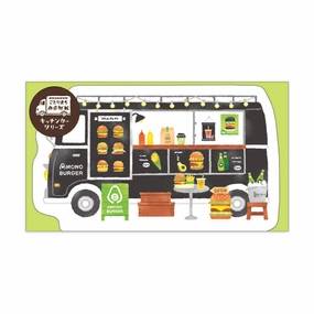 deluxe Burger Food Truck Memo Pad Mind Wave