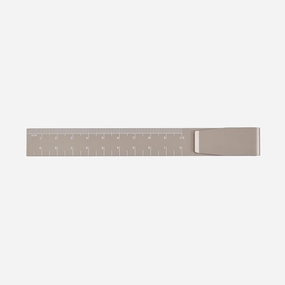 Clip Ruler // Grey slim