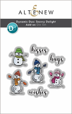 reliable alloy Dynamic Duo: Snowy Delight Add-On Die Set