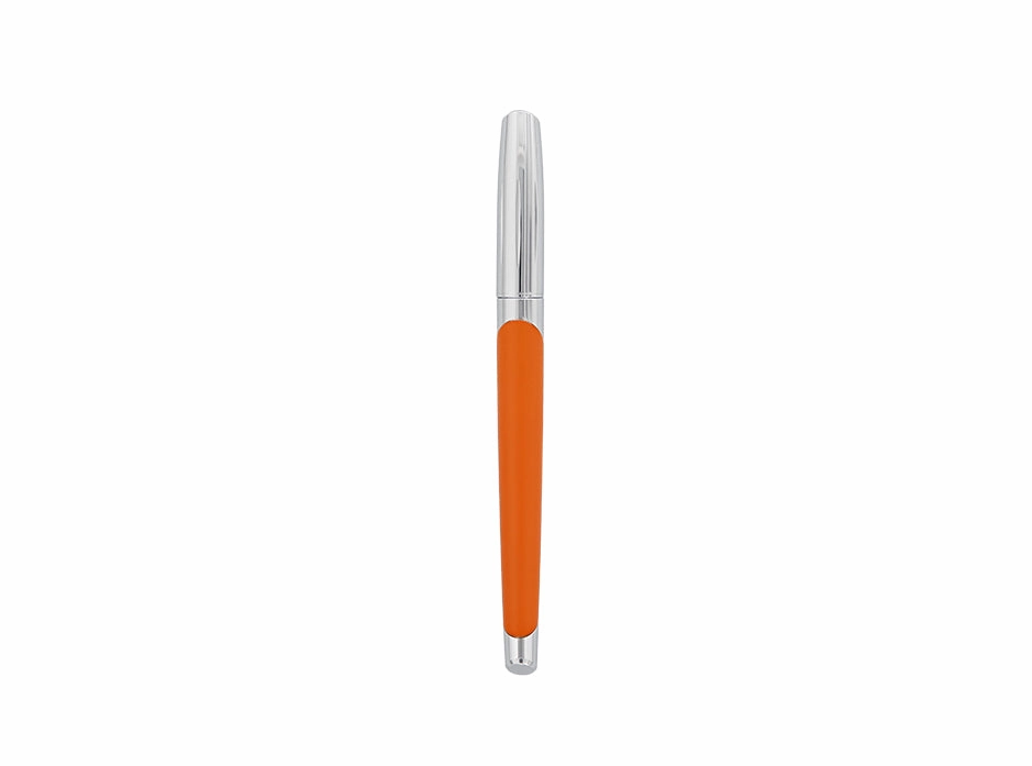 St Dupont Defi Millenium Matte Orange & Silver Rollerball Pen boxed valuable