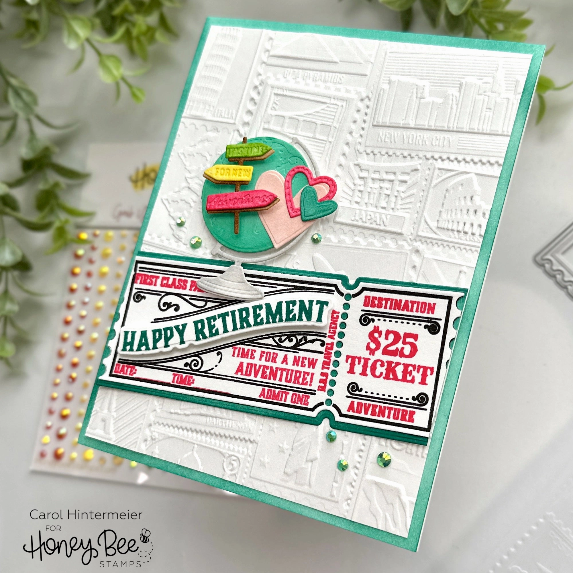 Ticket To Ride - 6X8 Stamp Set pack bamboo