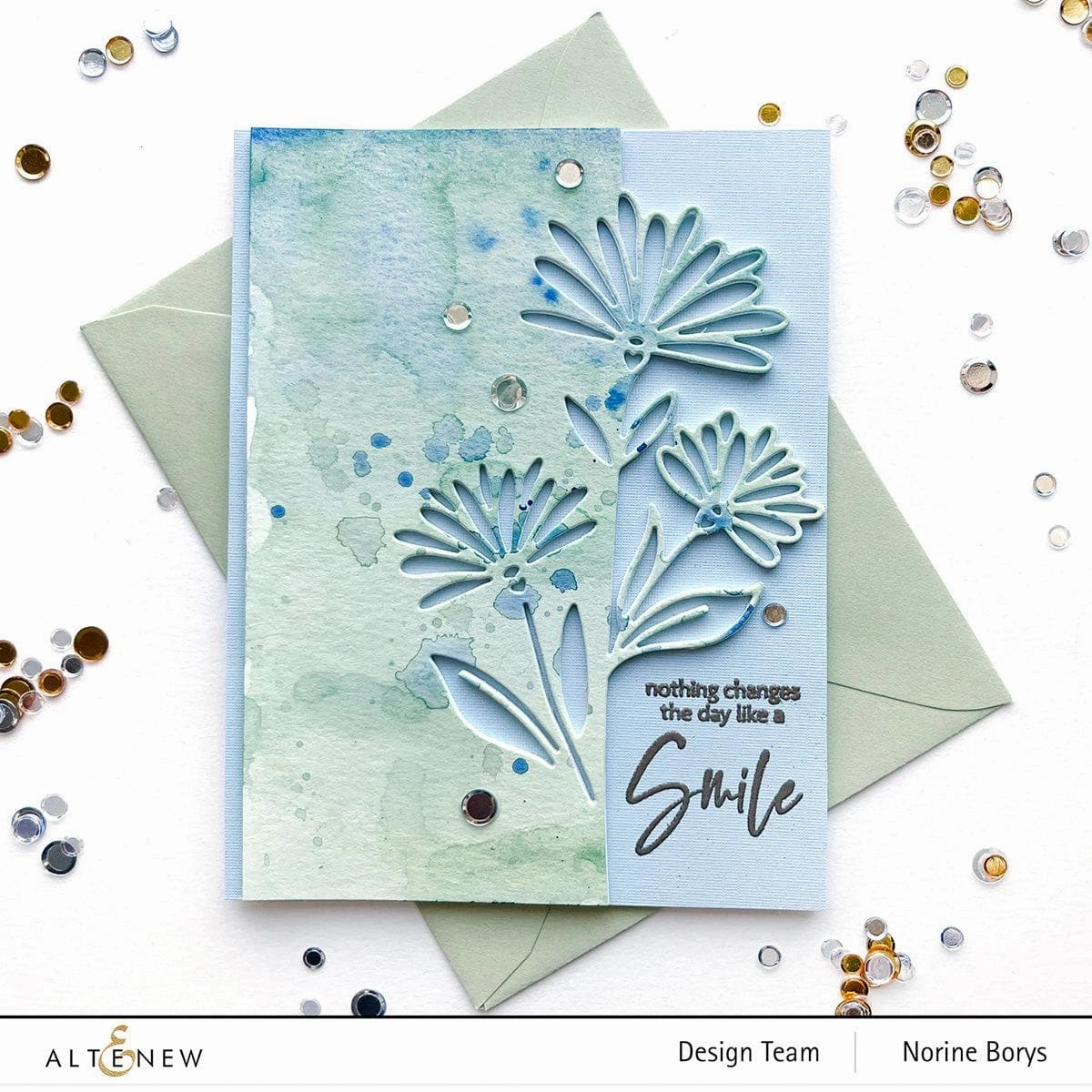 Edged Wildflower Die solid exclusive
