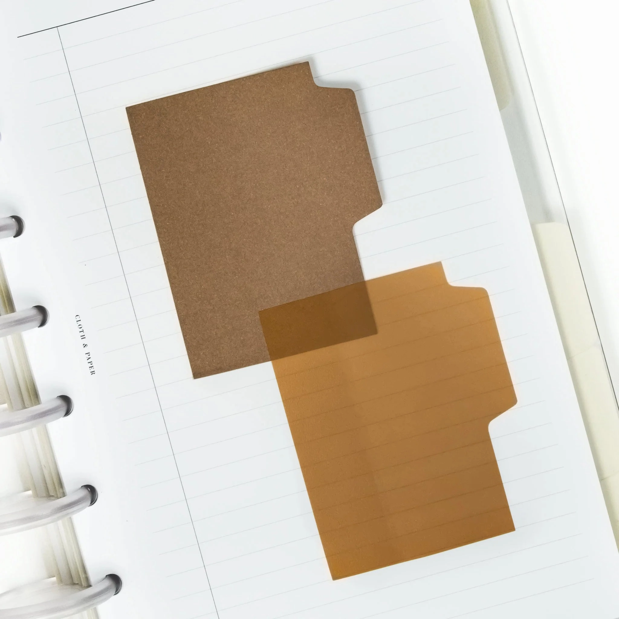 flexible Blank Tab Sticky Note Set - Taos