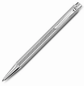 Caran D'Ache Ecridor Cubrik Rhodium Ballpoint Pen everyday robust