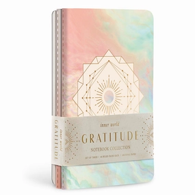 foldable Gratitude Sewn Notebook Collection (Set Of 3)