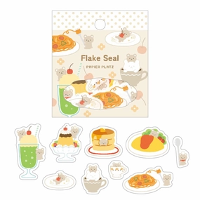 refined Papier Platz Flake Sticker - Bear Cafe