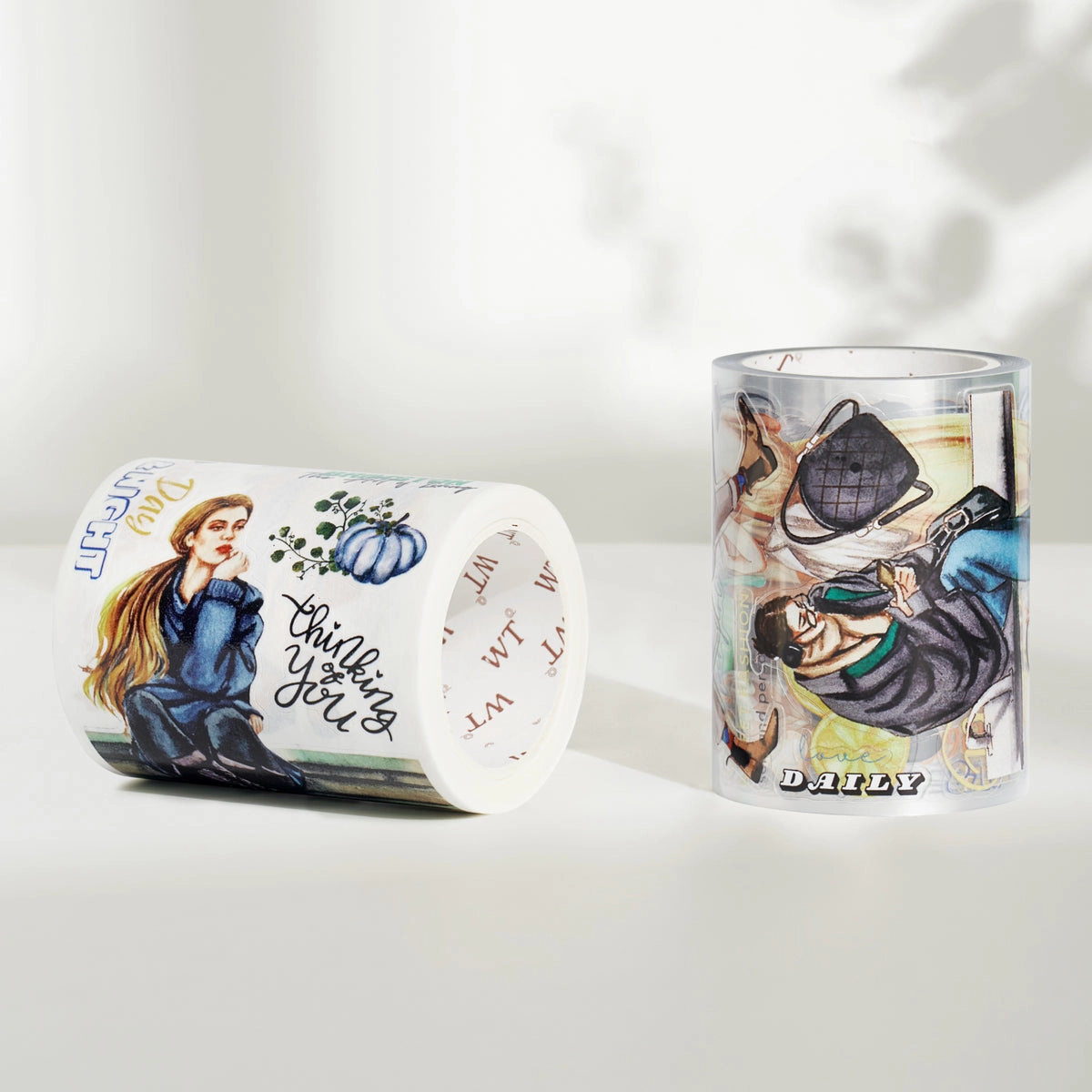 retro waterproof Pre-Cut Urban Wanderers Wide Washi / Pet Tape