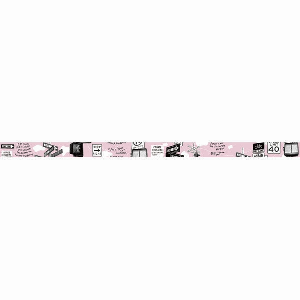 portable wrapped Street Sign Japanese Washi Tape ? City Mast Masking Tape