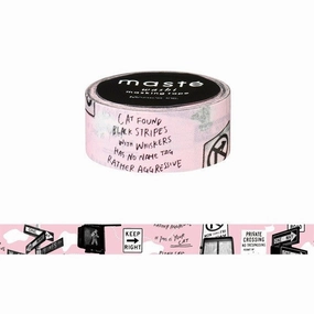 Street Sign Japanese Washi Tape ? City Mast Masking Tape quality steel