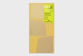 ceramic Traveler'S Notebook Refill- Pocket Sticker Set