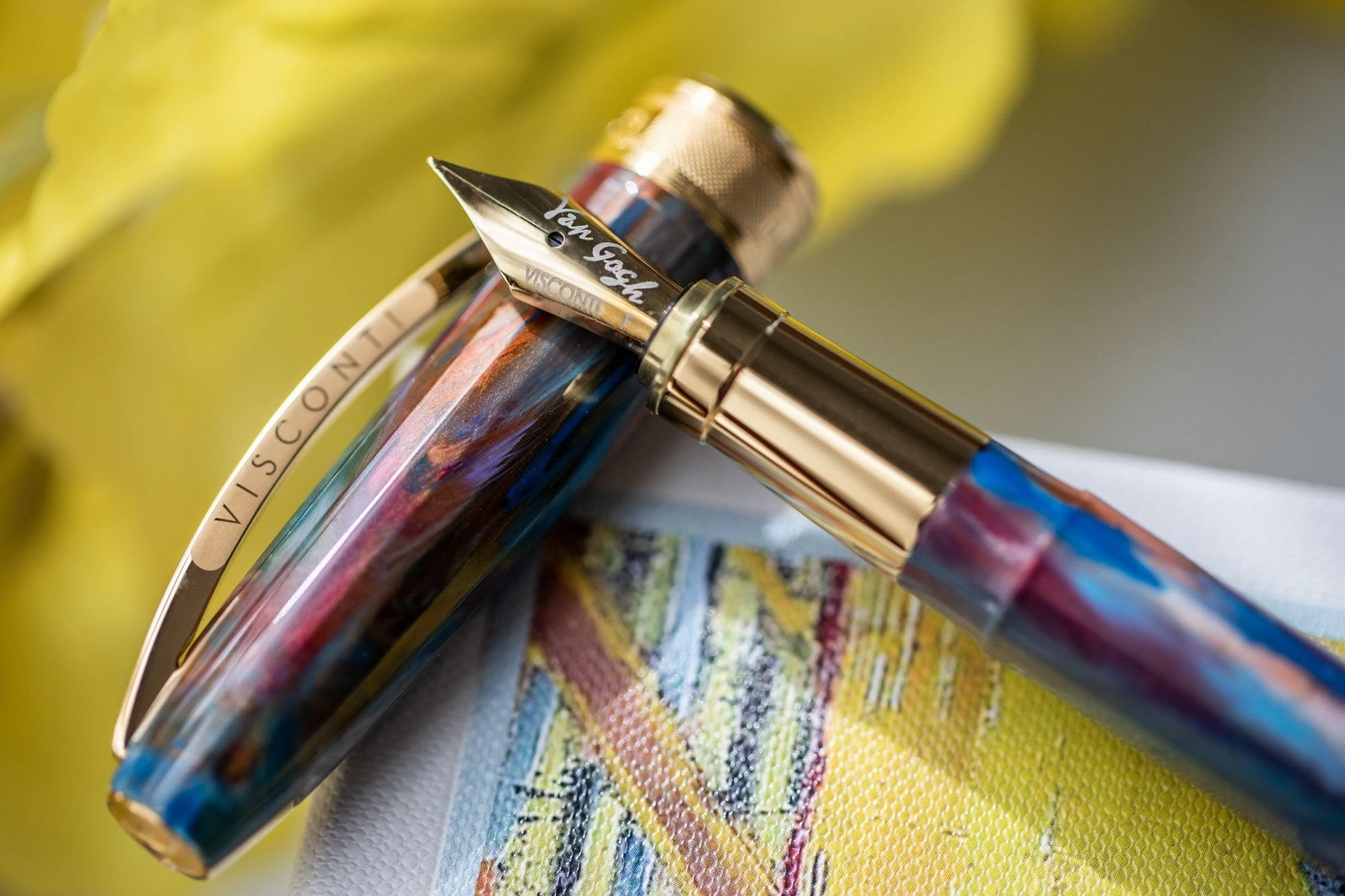 popular sleek Visconti Van Gogh Oiran Fountain Pen