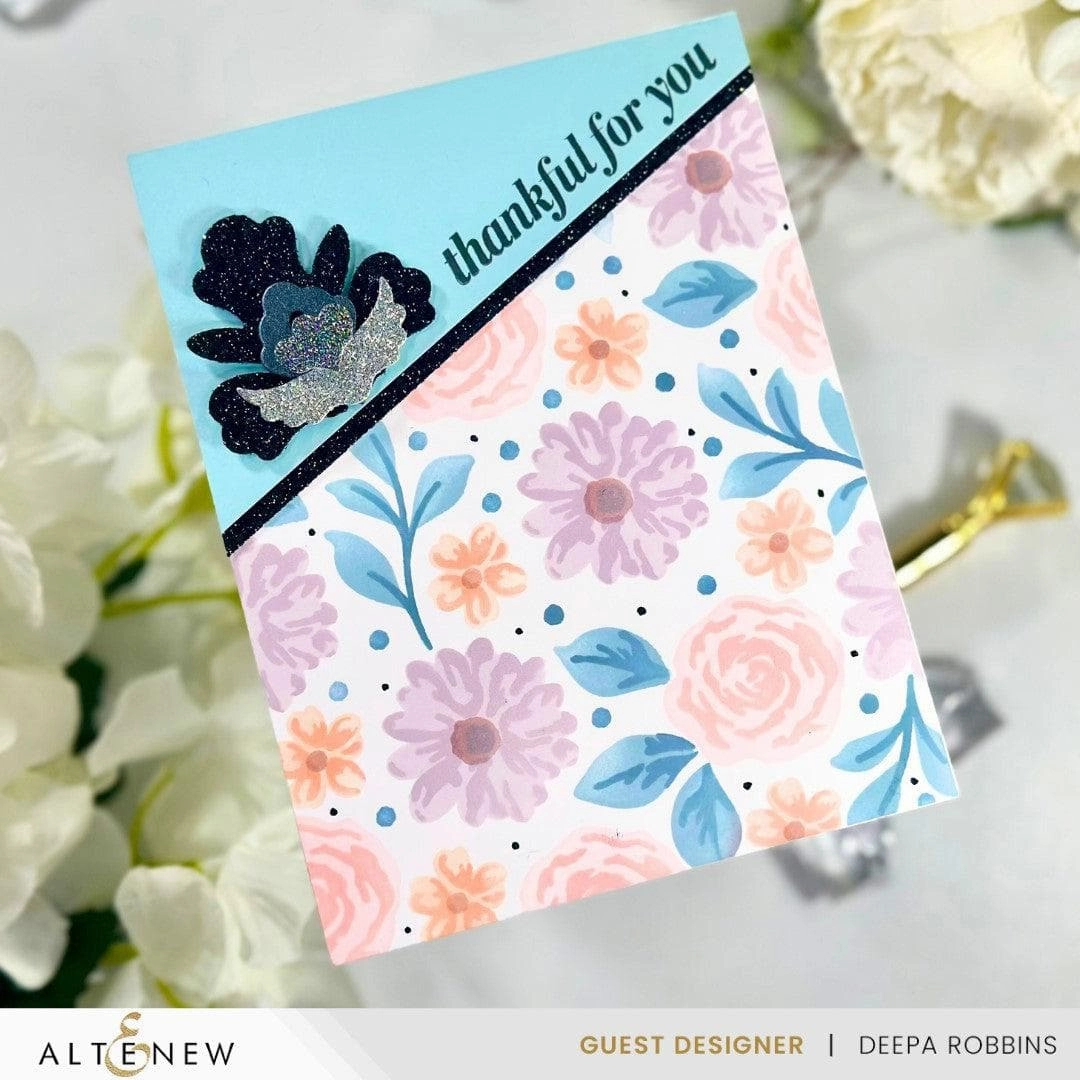 solid portable Embellished Flora Die Set