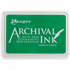 muted kit Emerald Green Ranger Archival Ink Pad #0