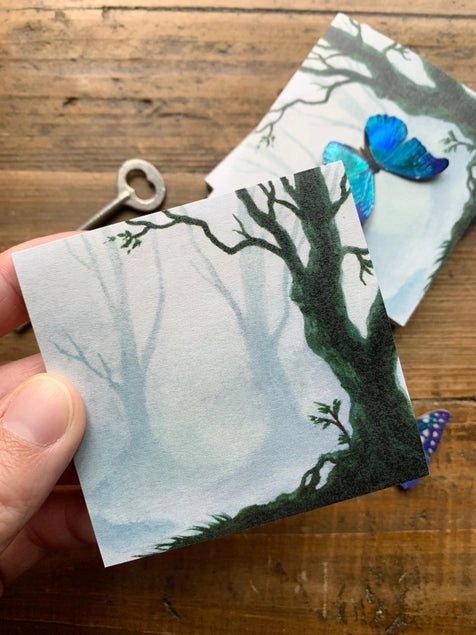 Enchanted Woods 3X3 Sticky Notes muted