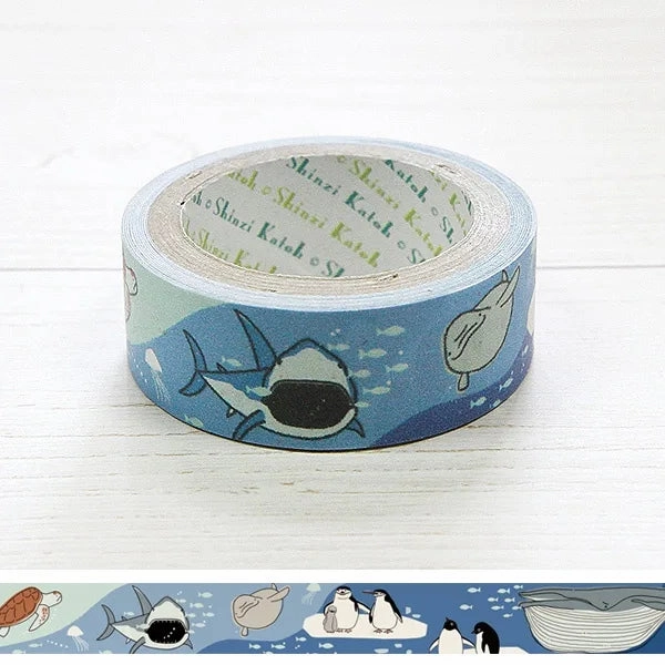 Endangered Ocean Species Banana Paper Tape new