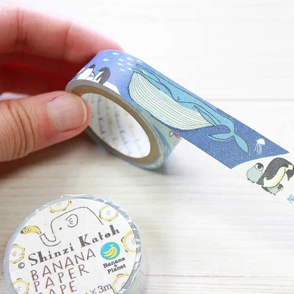 Endangered Ocean Species Banana Paper Tape quality bright