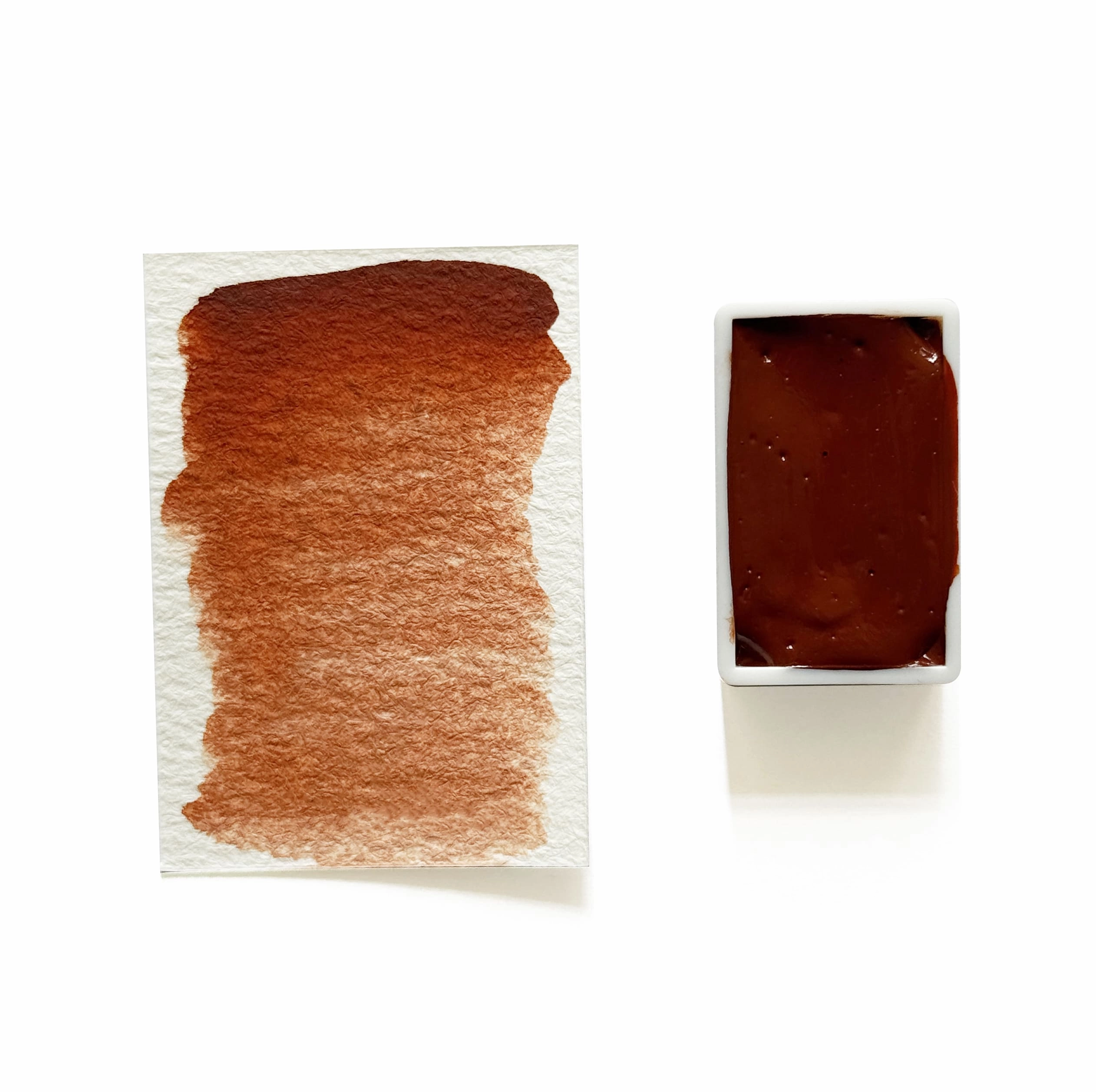 English Red Earth Pr101 - Artist Grade Handmade Honey Based Watercolor Paint Full Pan 3.2Ml quality