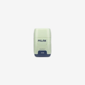 Eraser & Sharpener Compact // Green eco