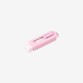 classic Eraser W. Holder // Pastel Pink