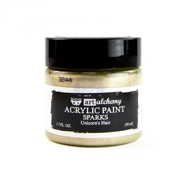 collapsible round Sparks Acrylic Paint - Unicorn'S Hair