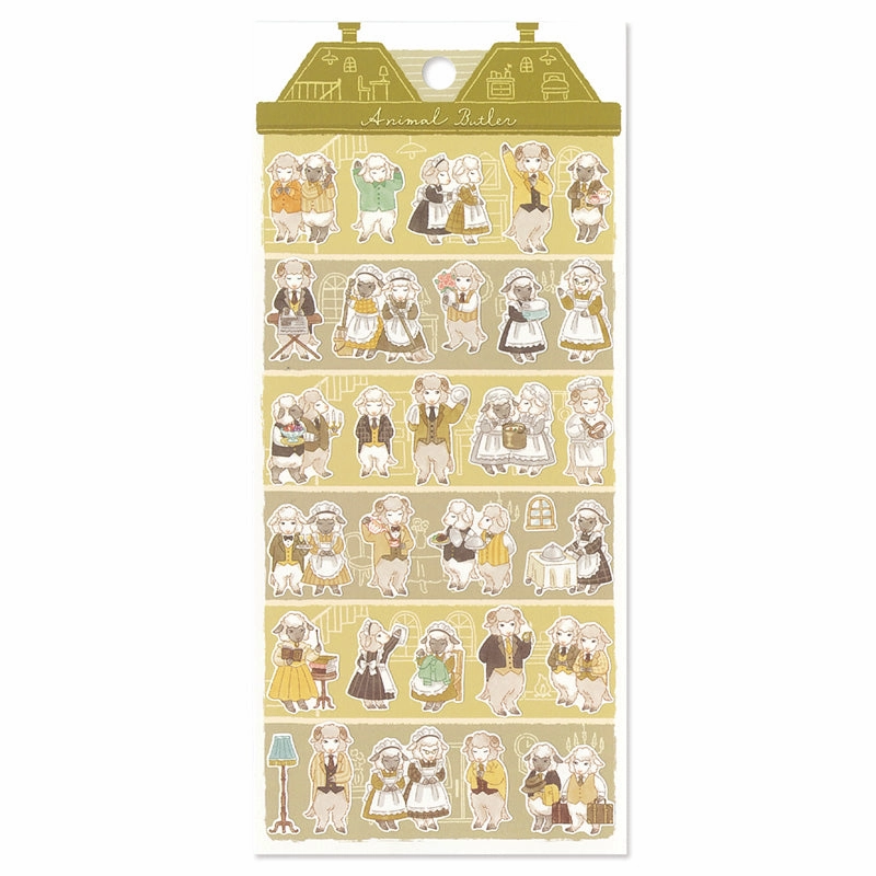 Animal Butler Sticker Sheet - Sheep classic collectible