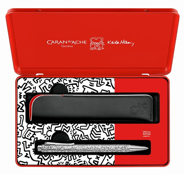 Caran D'Ache Ecridor Keith Haring Ballpoint Pen And Pen Case cool durable