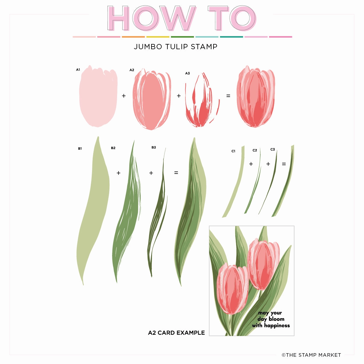 boxed durable Jumbo Tulip Stamp & Die Bundle