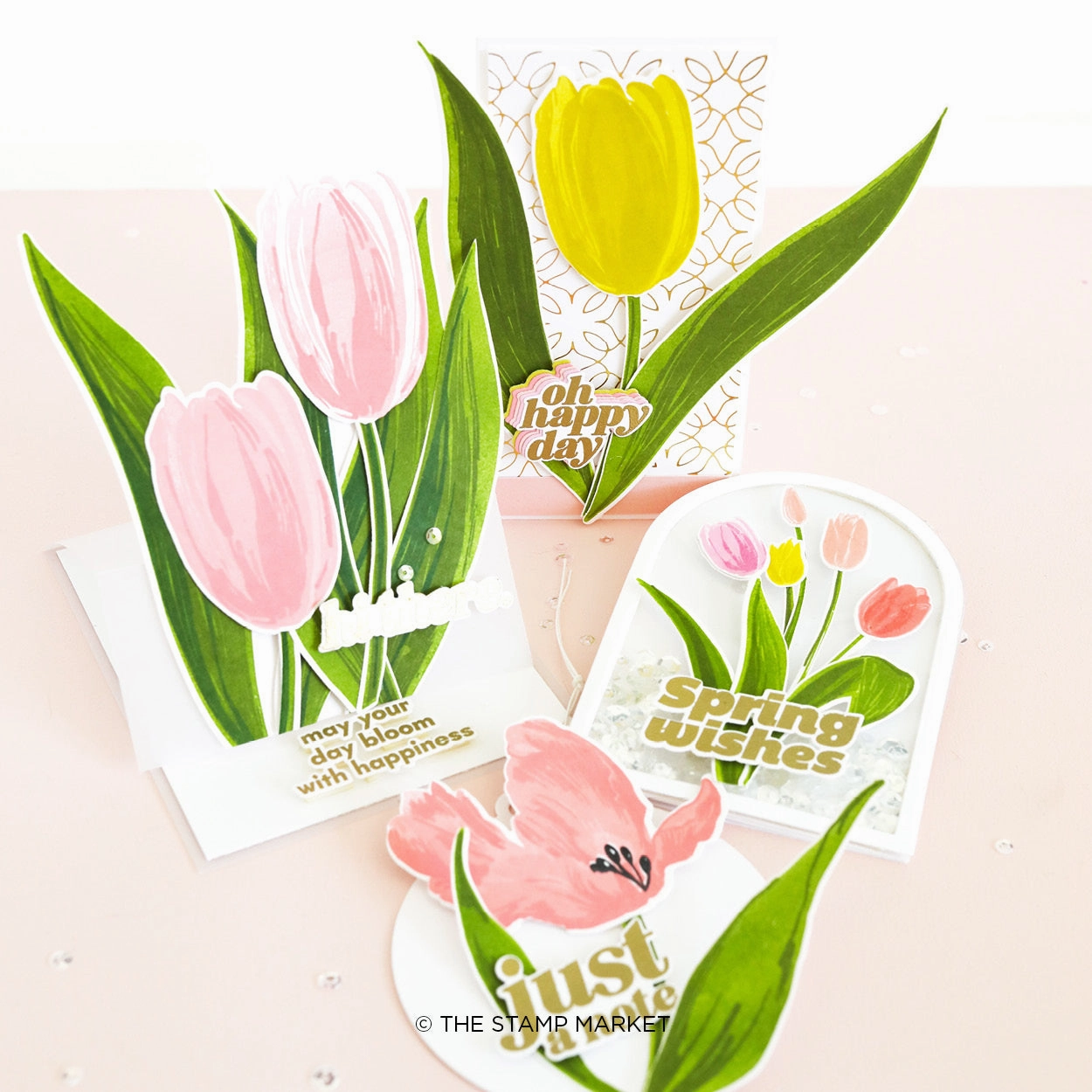 special stackable Jumbo Tulip Stamp & Die Bundle