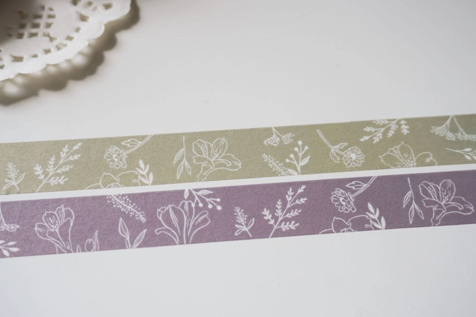 Sage Princess Lily Washi Tape bright