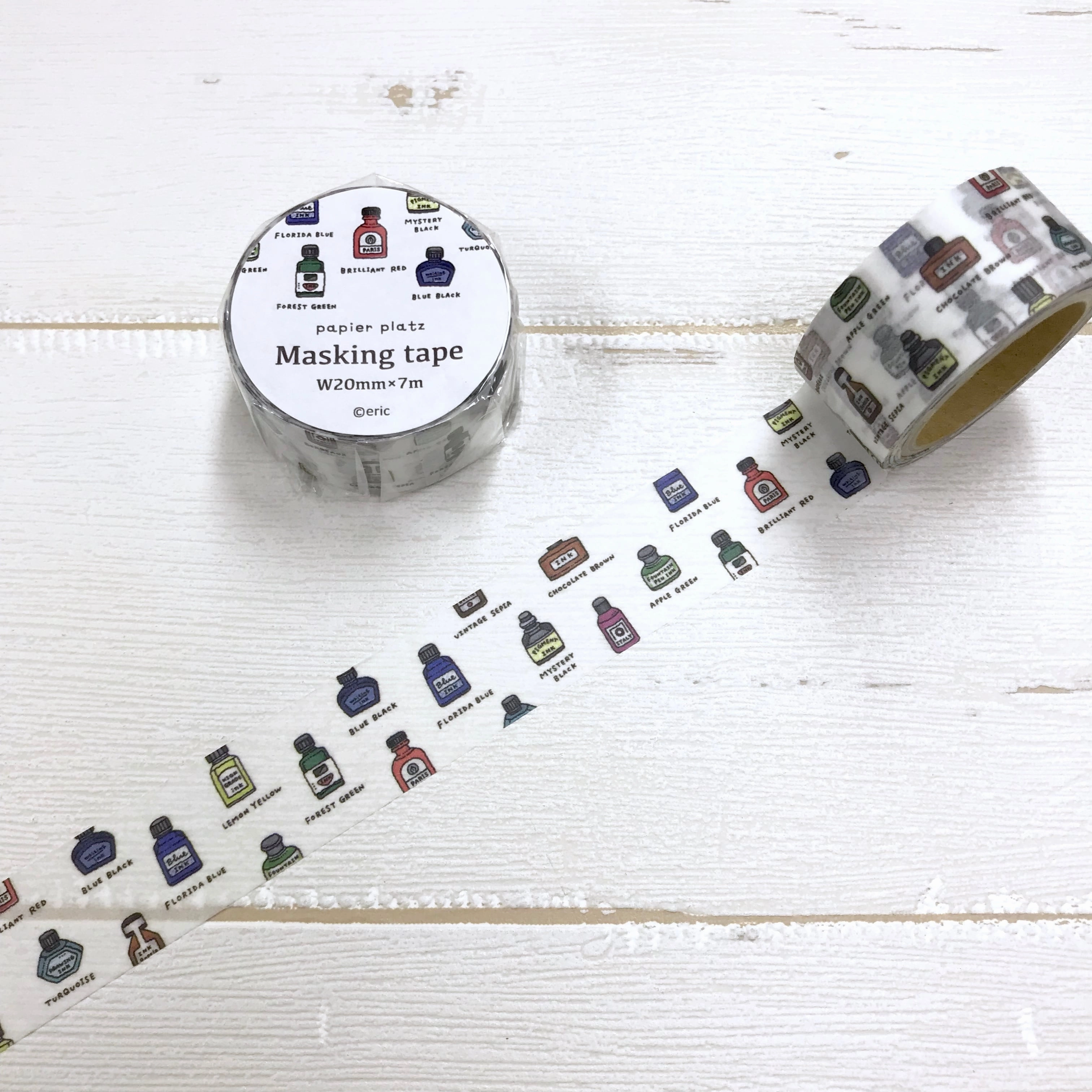 robust valuable Eric Small Things Washi Tape Ink Bottle