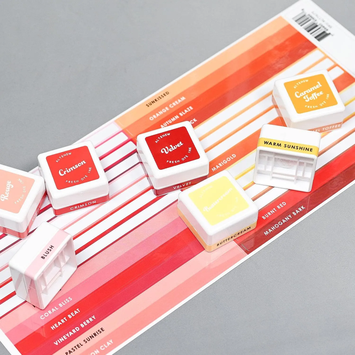 professional wrapped Mini Ink Cube Label Set - 36 Original Color Families