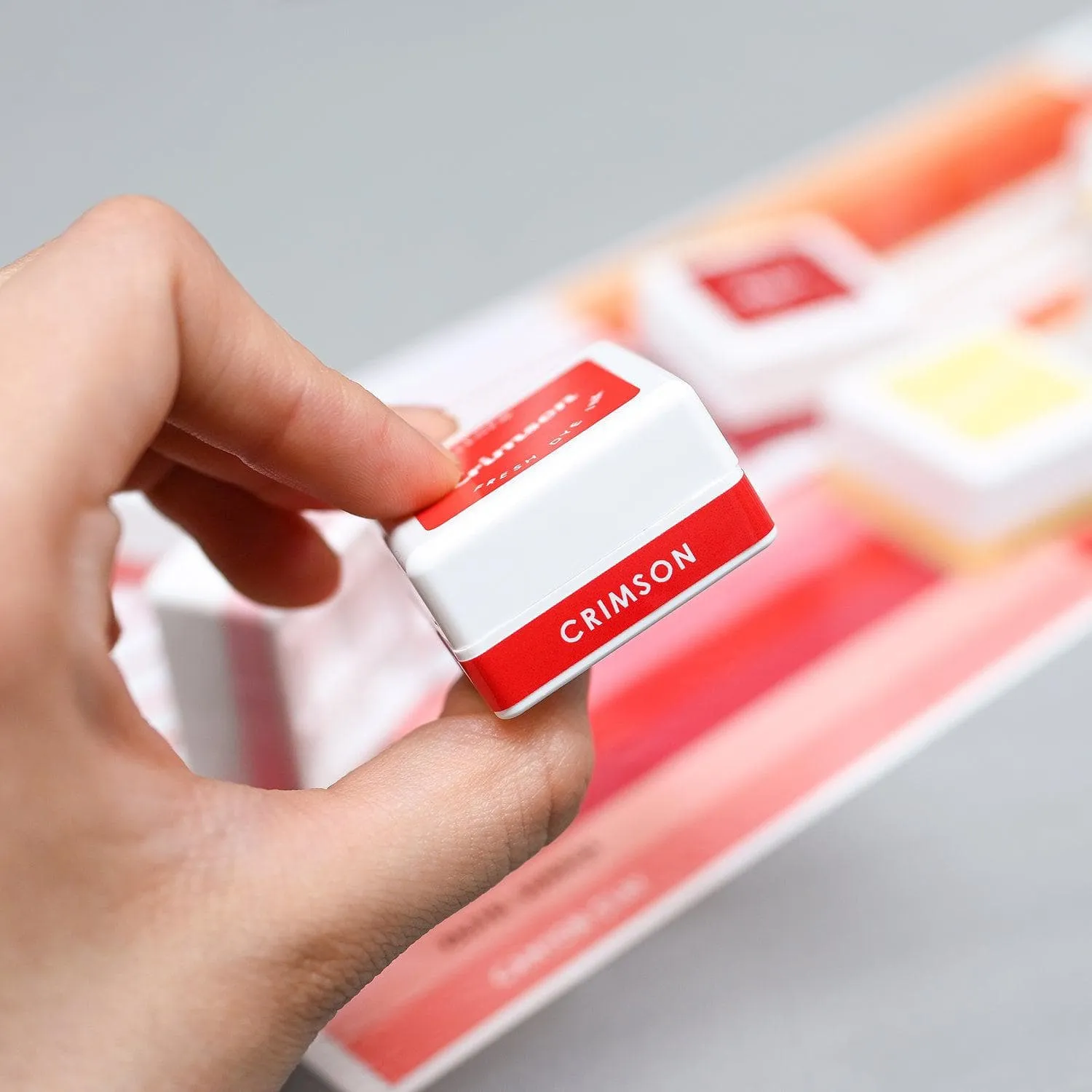 Mini Ink Cube Label Set - 36 Original Color Families small pastel