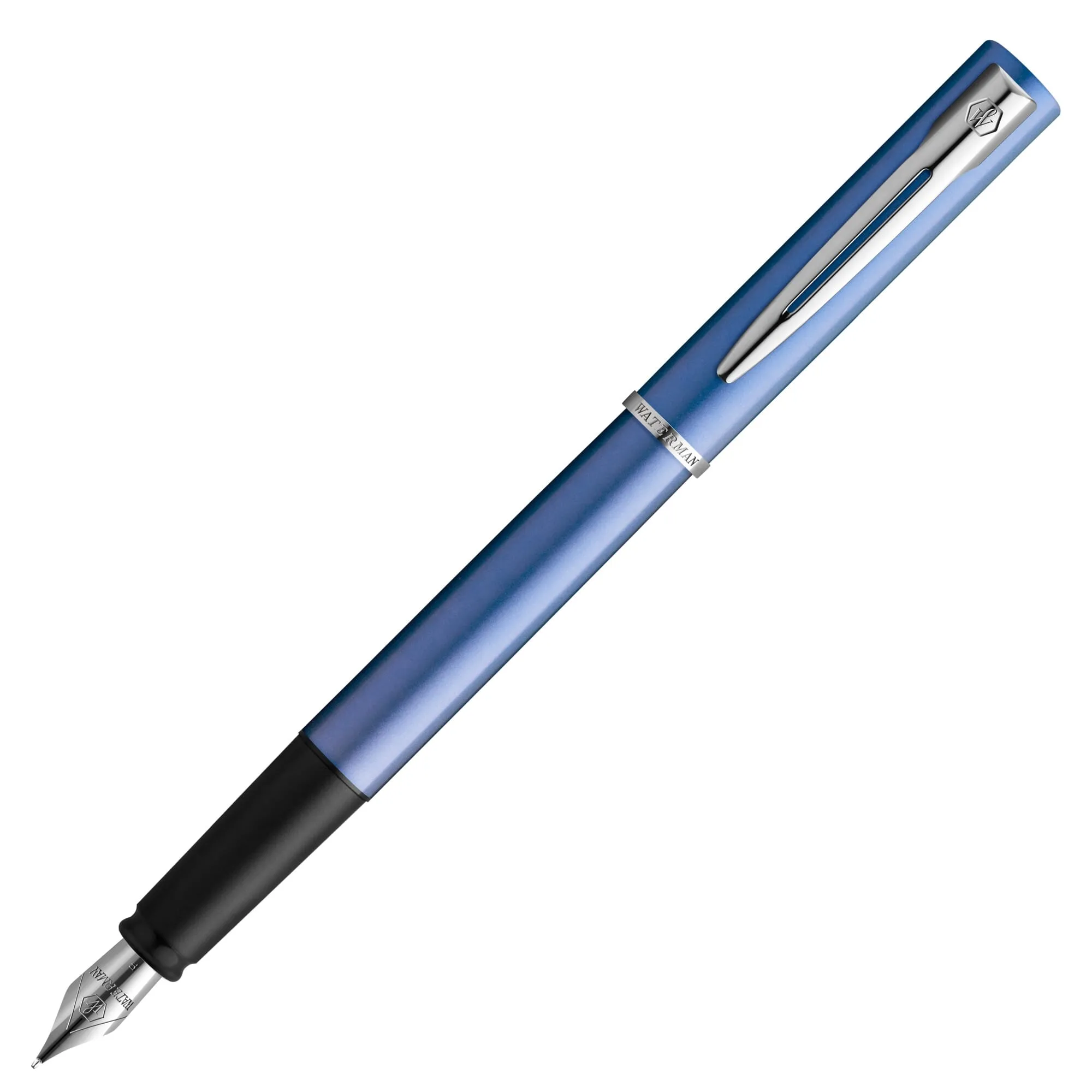 matte bronze Waterman Allure Blue Lacquer & Chrome Fountain Pen
