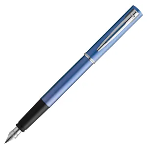 matte bronze Waterman Allure Blue Lacquer & Chrome Fountain Pen
