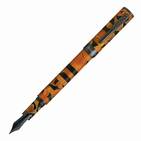special Conklin Stylograph Mosaic Orange/Black Fountain Pen