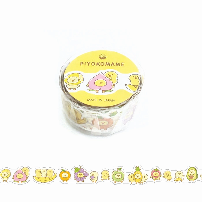 set Piyokomame Fruits Washi Tape